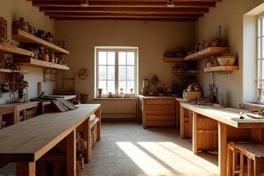 Atelier artisanal de menuiserie à Lyon