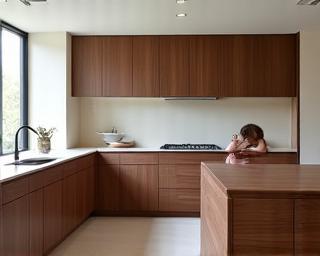Cuisine noyer contemporain